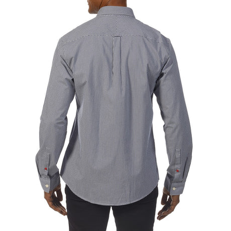 Musto Men's Sardinia Micro Gingham Shirt - Navy / White