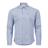 Musto Men's Sardinia Micro Gingham Shirt - Pale Blue / White