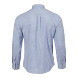 Musto Men's Sardinia Micro Gingham Shirt - Pale Blue / White