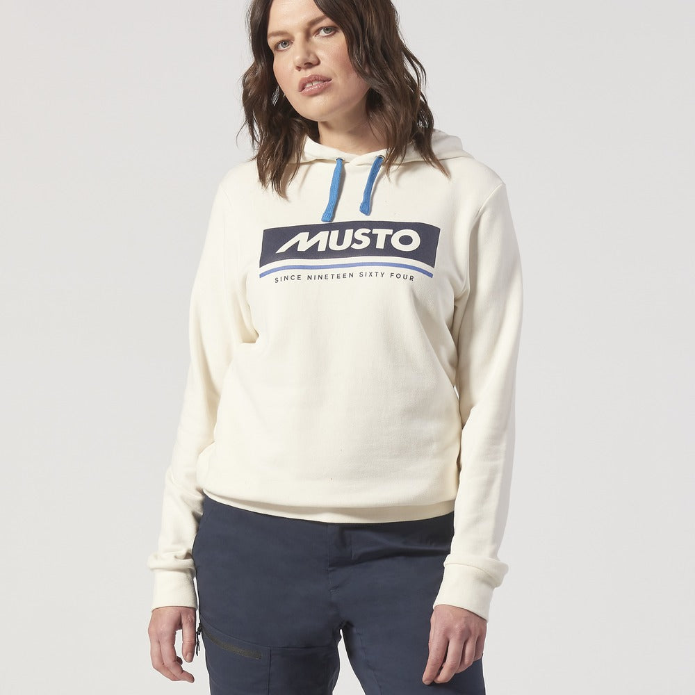 Musto Women's Musto Hoodie 2.0 - Antique Sail White