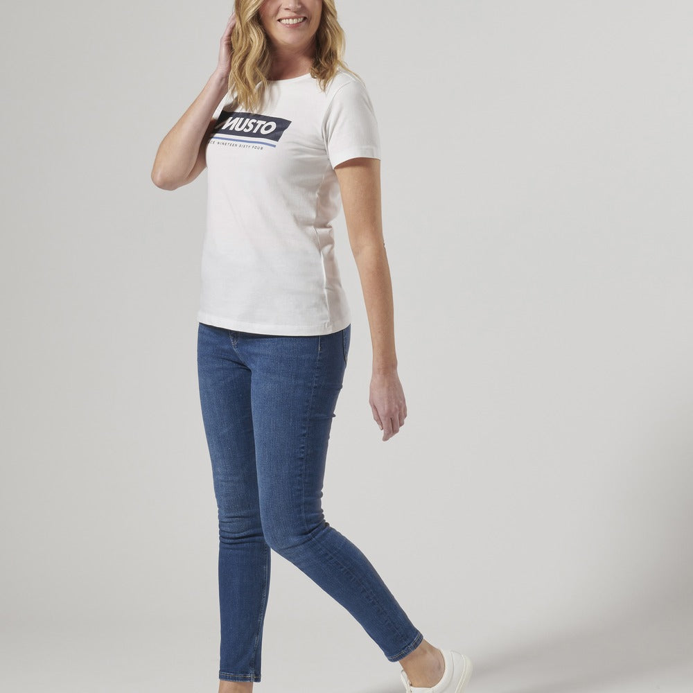 Musto Women's Musto Tee 2.0 - White