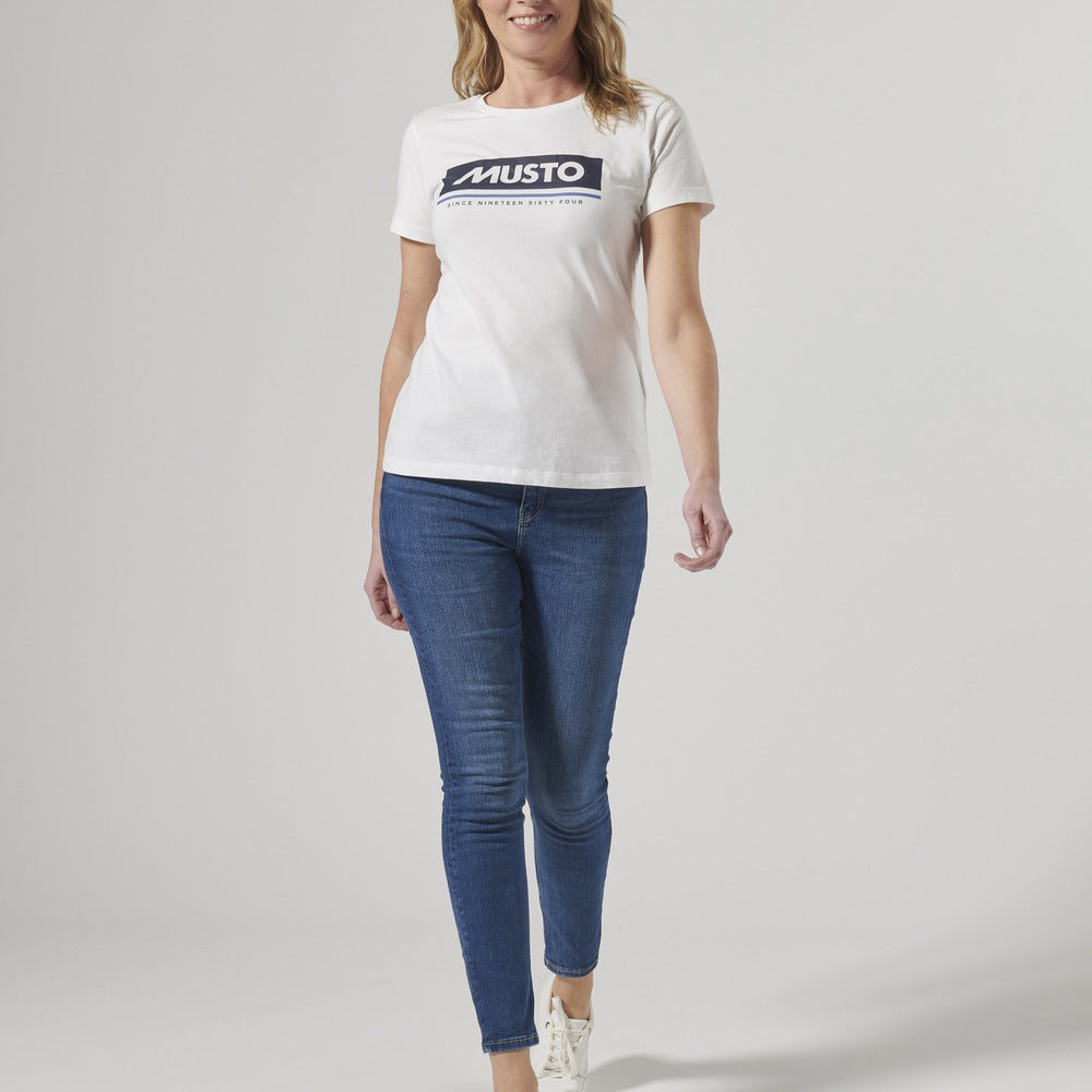 Musto Women's Musto Tee 2.0 - White