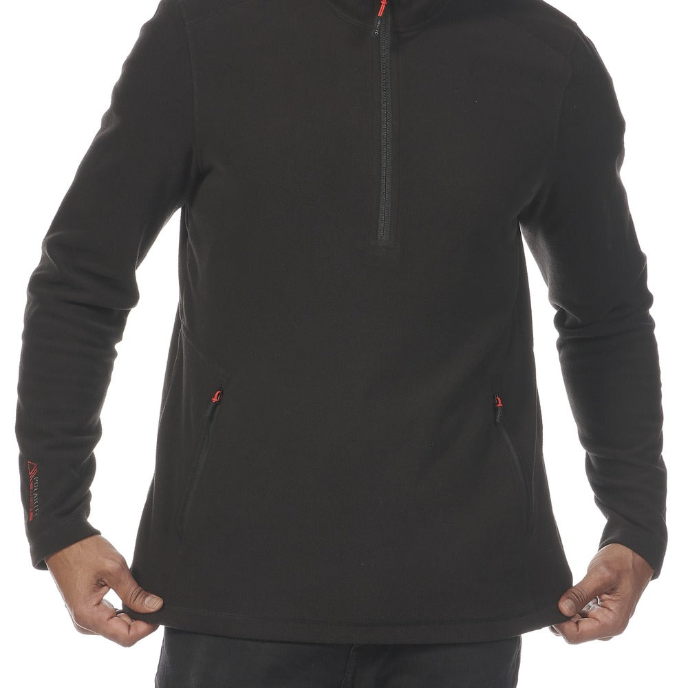 Musto Men's Corsica 100G 1/2 Zip Fleece 2.0 - Black