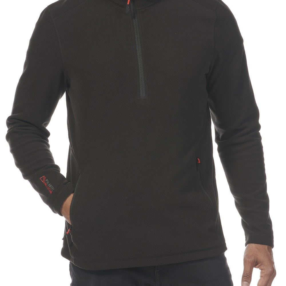 Musto Men's Corsica 100G 1/2 Zip Fleece 2.0 - Black