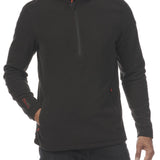 Musto Men's Corsica 100G 1/2 Zip Fleece 2.0 - Black