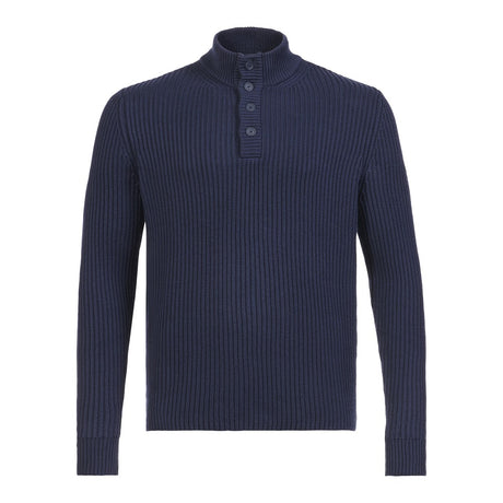 Musto Men's Marina Button Neck Knit - Navy