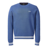 Musto Men's Salcombe Crew Knit - Marine Blue