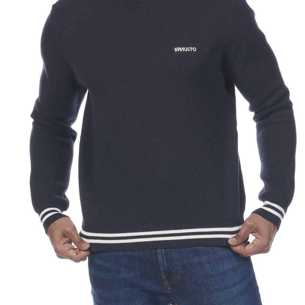 Musto Men's Salcombe Crew Knit - Navy