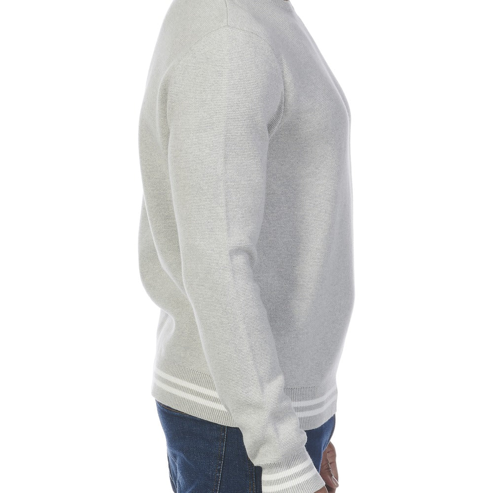 Musto Men's Salcombe Crew Knit - Grey Melange