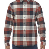 Musto Men's Marina Plaid Long Sleeve Shirt - Burnt Henna