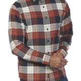Musto Men's Marina Plaid Long Sleeve Shirt - Burnt Henna