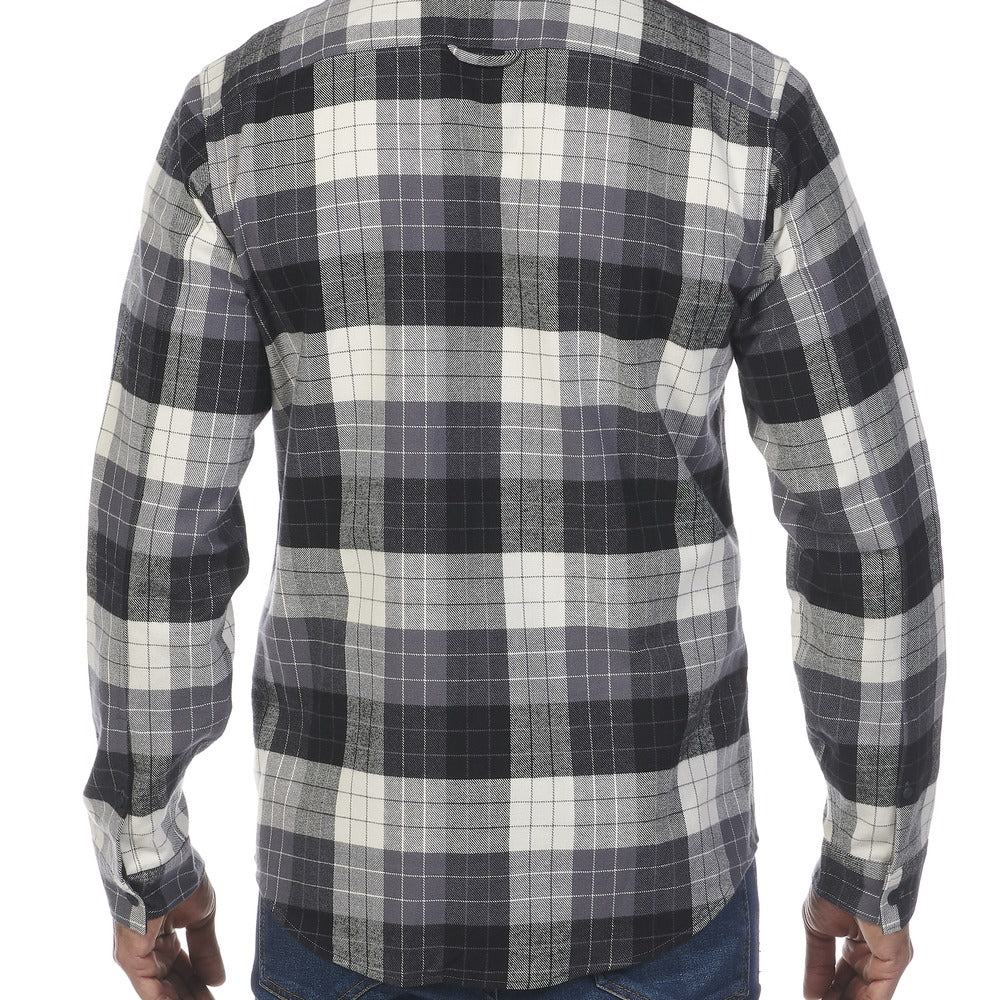 Musto Men's Marina Plaid Long Sleeve Shirt - Turbulence