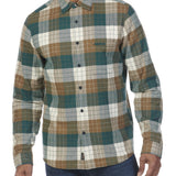 Musto Men's Marina Plaid Long Sleeve Shirt - Dark Caramel