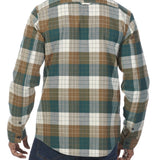 Musto Men's Marina Plaid Long Sleeve Shirt - Dark Caramel
