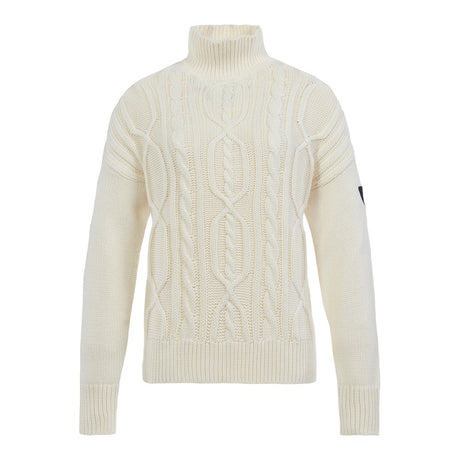 Musto Women's Marina High Neck Cable Knit - Antique Sail White