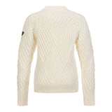 Musto Women's Marina High Crew Neck Knit - Antique Sail White