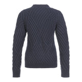 Musto Women's Marina High Crew Neck Knit - Navy