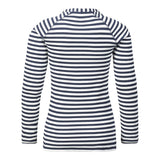 Musto Women's Marina Long Sleeve Henley - Antique Sail White / Navy