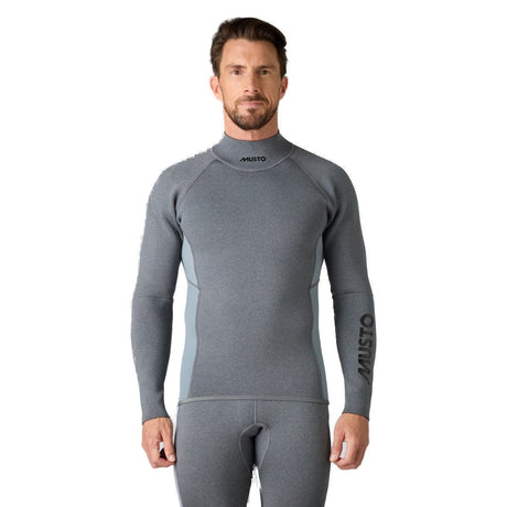 Musto Champ Long-sleeve Top (Dark Grey Marl)