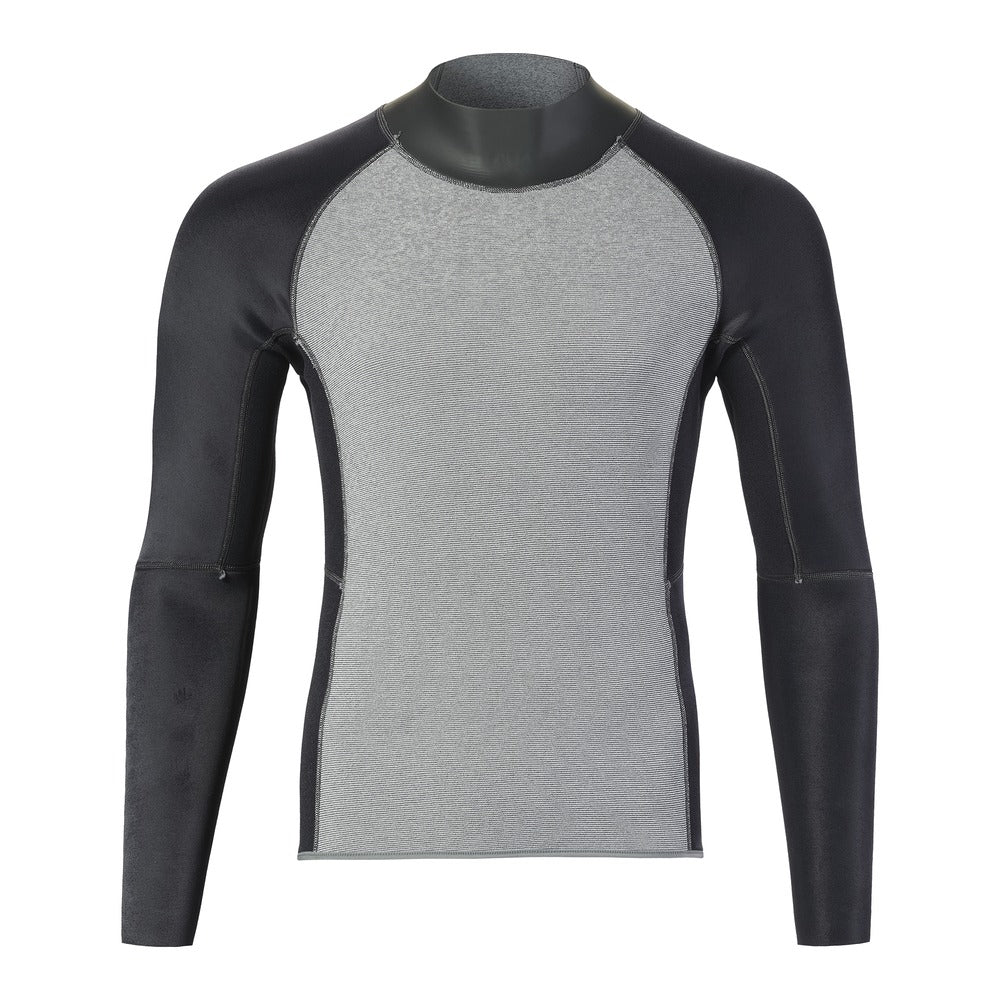 Musto Men's Champ Long Sleeve Top - Dark Grey Marl