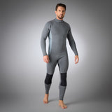 Musto Men's Champ Long Sleeve Top - Dark Grey Marl