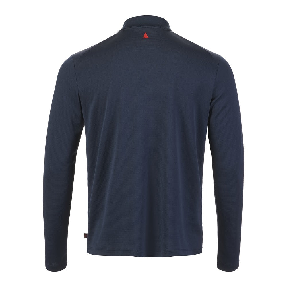 Musto Men's Evolution Crew Sunblock Long Sleeve Polo - Navy