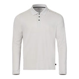 Musto Men's Evolution Crew Sunblock Long Sleeve Polo - Platinum