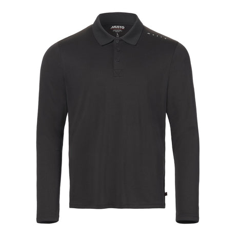 Musto Men's Evolution Crew Sunblock Long Sleeve Polo - Black