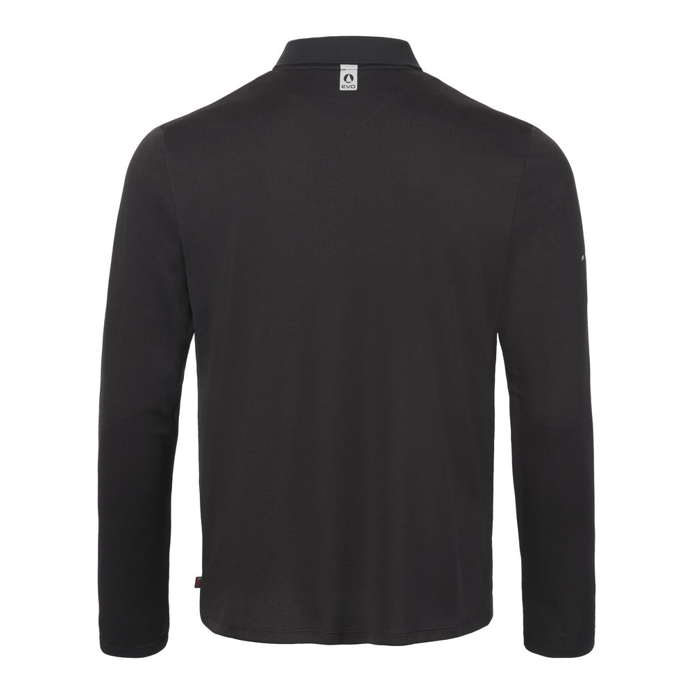 Musto Men's Evolution Crew Sunblock Long Sleeve Polo - Black