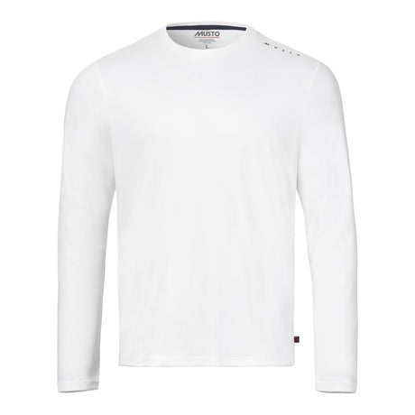 Musto Men's Evolution Crew Sunblock Long Sleeve Tee - White