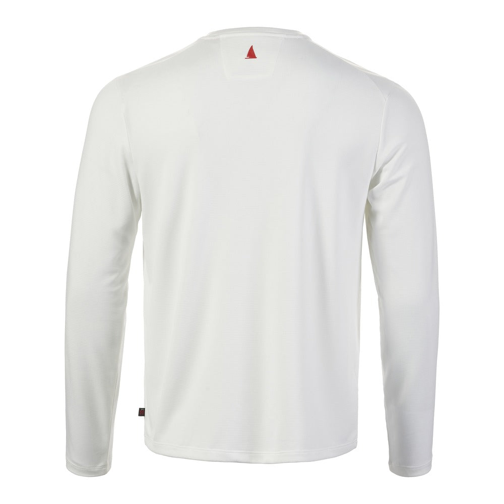 Musto Men's Evolution Crew Sunblock Long Sleeve Tee - White
