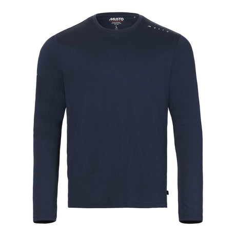 Musto Men's Evolution Crew Sunblock Long Sleeve Tee - Navy