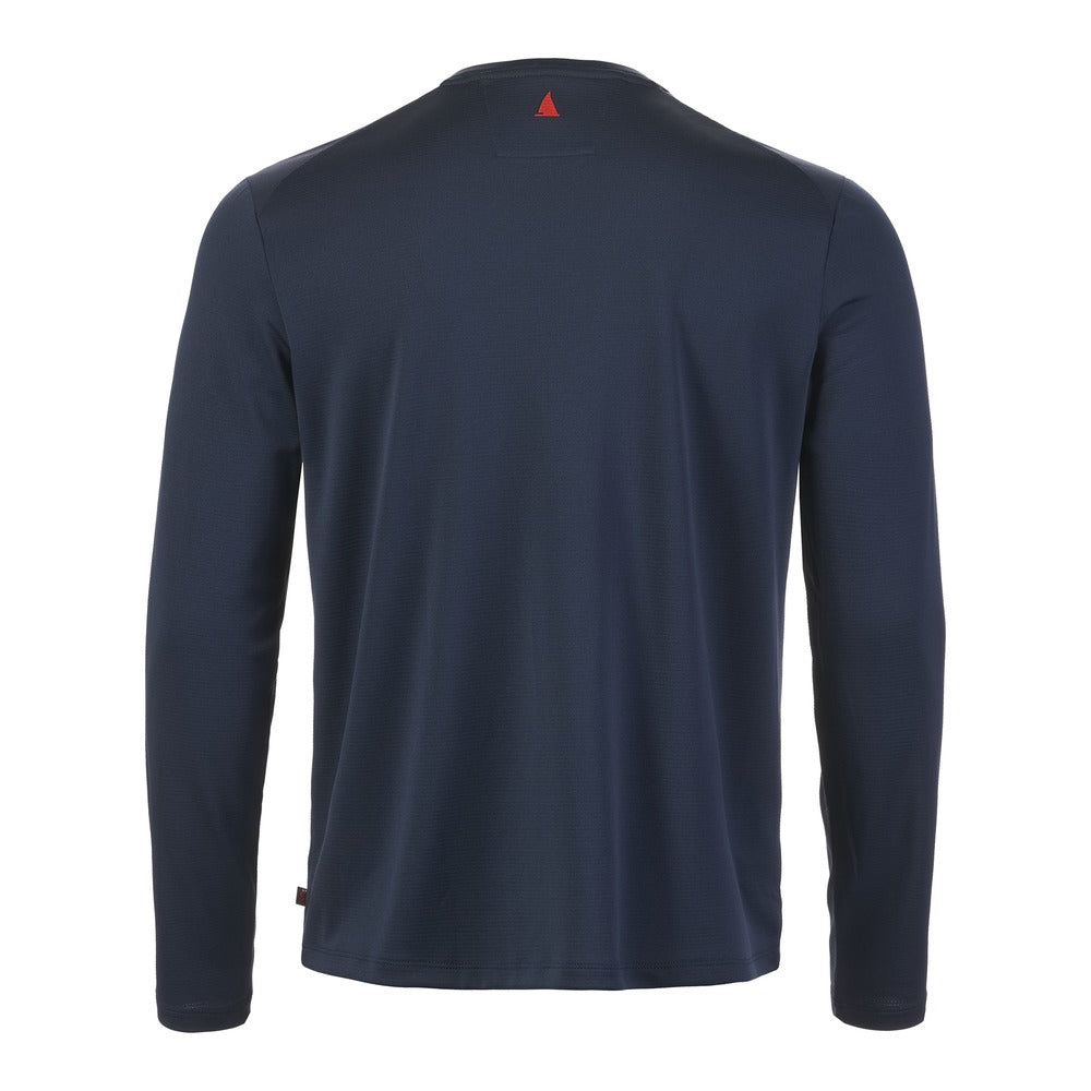 Musto Men's Evolution Crew Sunblock Long Sleeve Tee - Navy