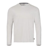 Musto Men's Evolution Crew Sunblock Long Sleeve Tee - Platinum