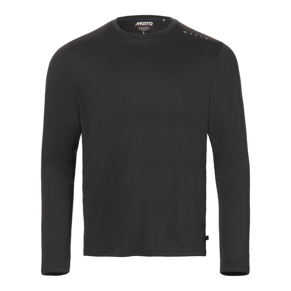 Musto Men's Evolution Crew Sunblock Long Sleeve Tee - Black