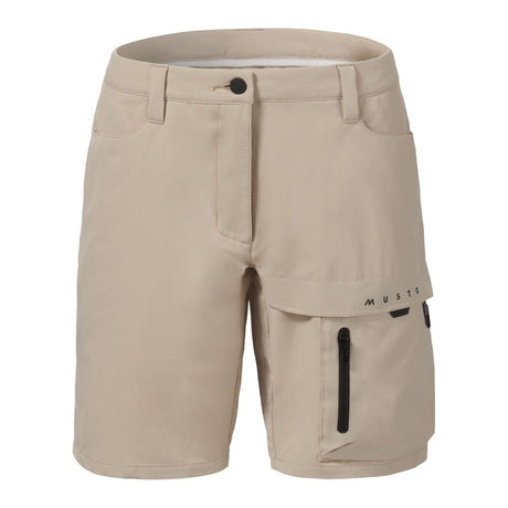 Musto Women's Deck Stretch Short - Light Stone