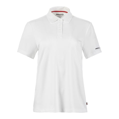Musto Women's Evolution Crew Sunblock Short Sleeve Polo - White