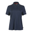 Musto Women's Evolution Crew Sunblock Short Sleeve Polo - Navy