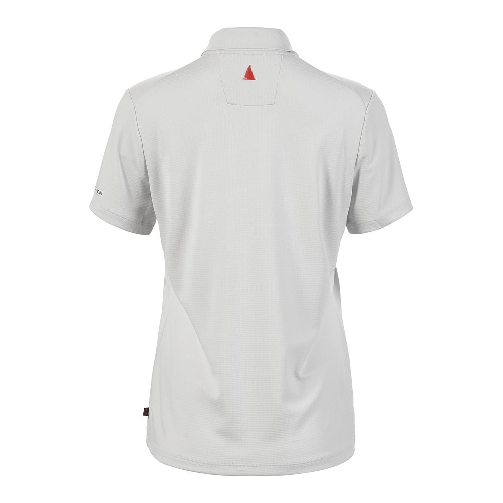 Musto Women's Evolution Crew Sunblock Short Sleeve Polo - Platinum