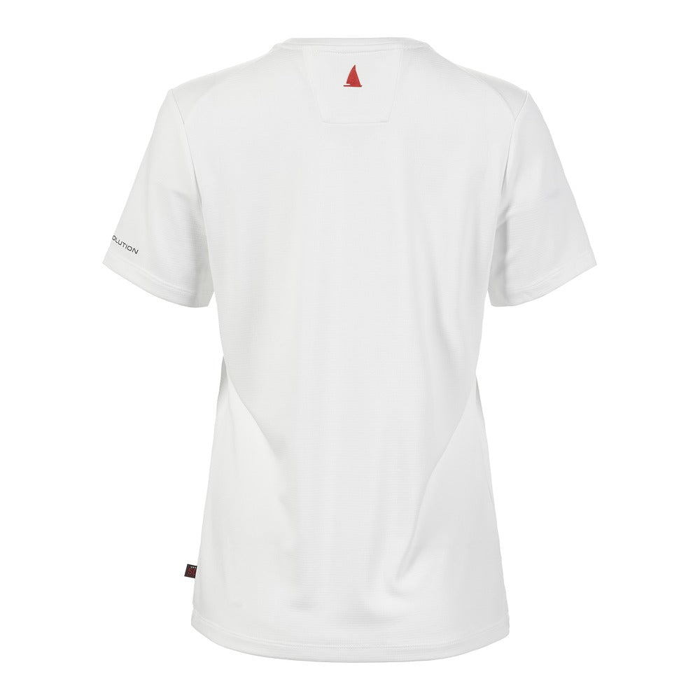 Musto Women's Evolution Crew Sunblock Short Sleeve Tee - White