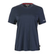 Musto Women's Evolution Crew Sunblock Short Sleeve Tee - Navy