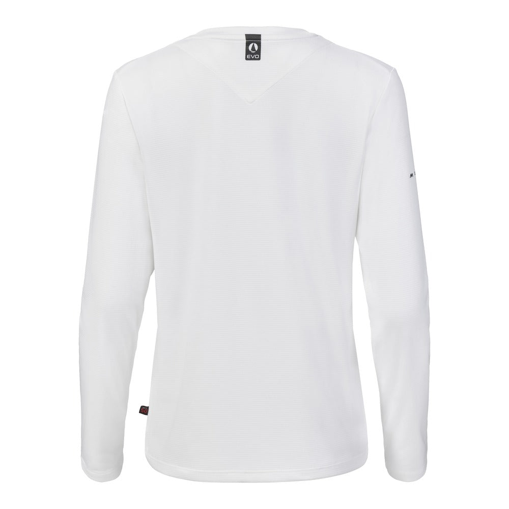 Musto Women's Evolution Crew Sunblock Long Sleeve Tee - White
