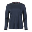 Musto Women's Evolution Crew Sunblock Long Sleeve Tee - Navy