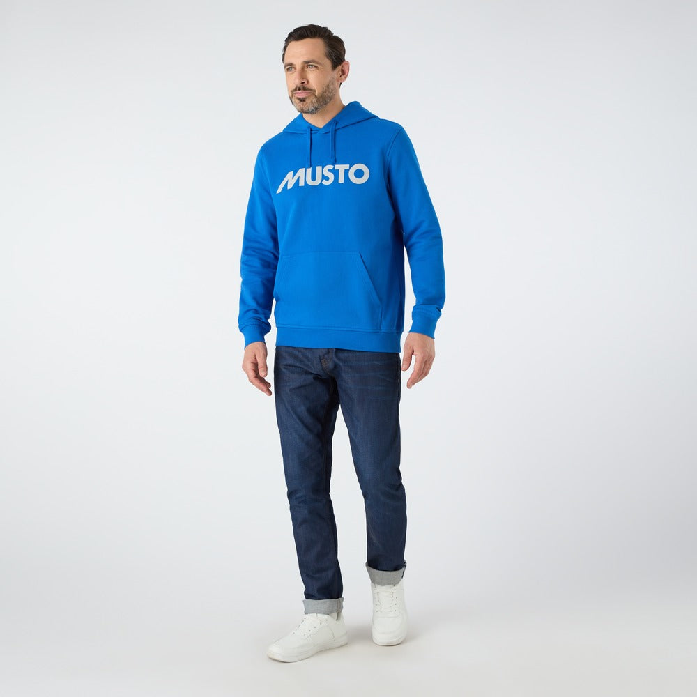 Musto Men's Musto Logo Hoodie - Aruba Blue