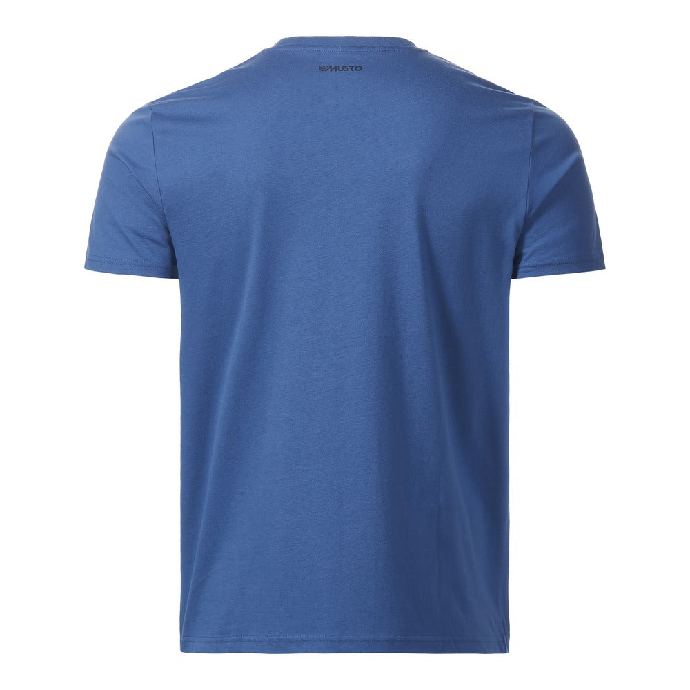Musto Men's Musto Logo Short Sleeve Tee - Marine Blue