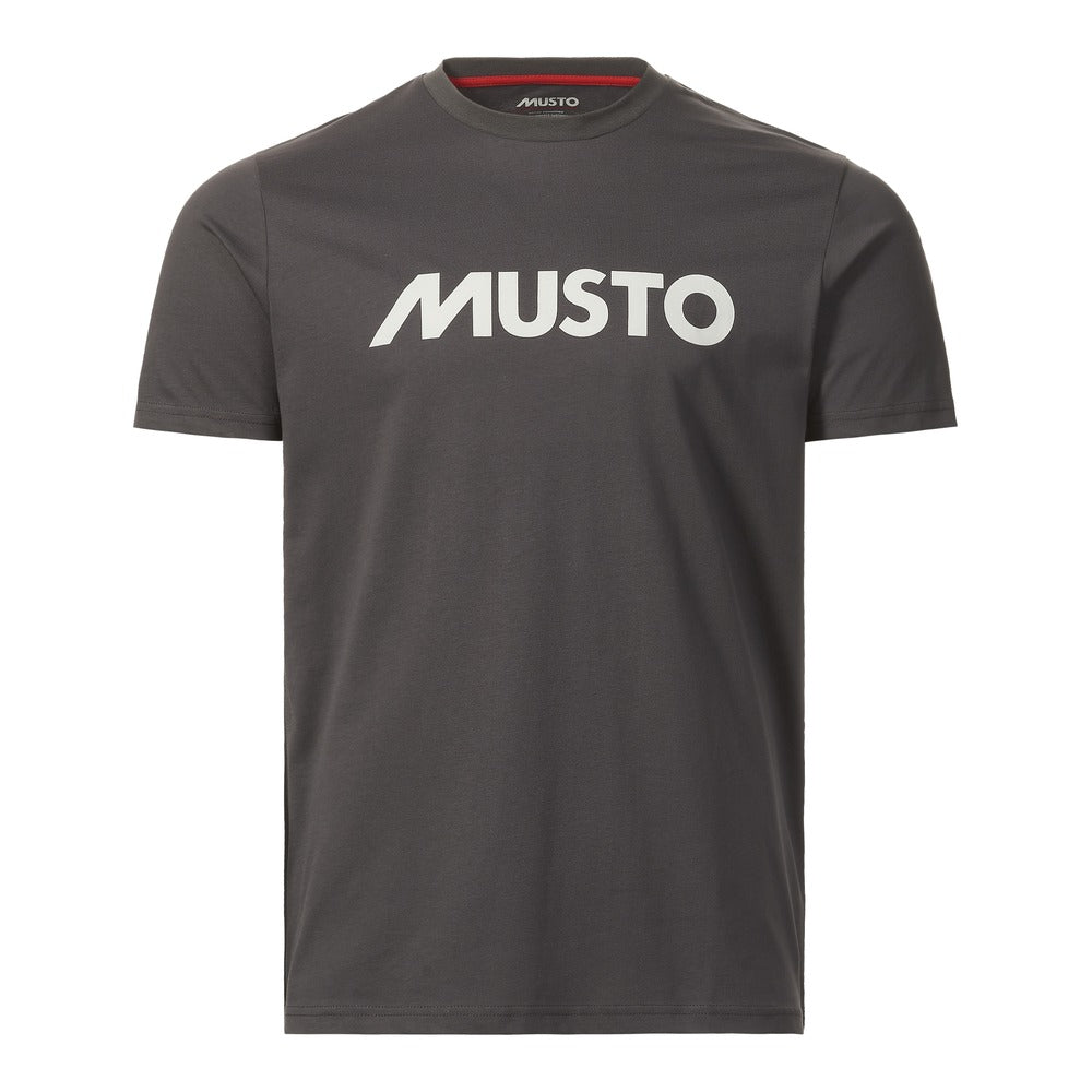 Musto Men's Musto Logo Short Sleeve Tee - Carbon