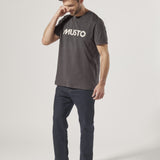 Musto Men's Musto Logo Short Sleeve Tee - Carbon