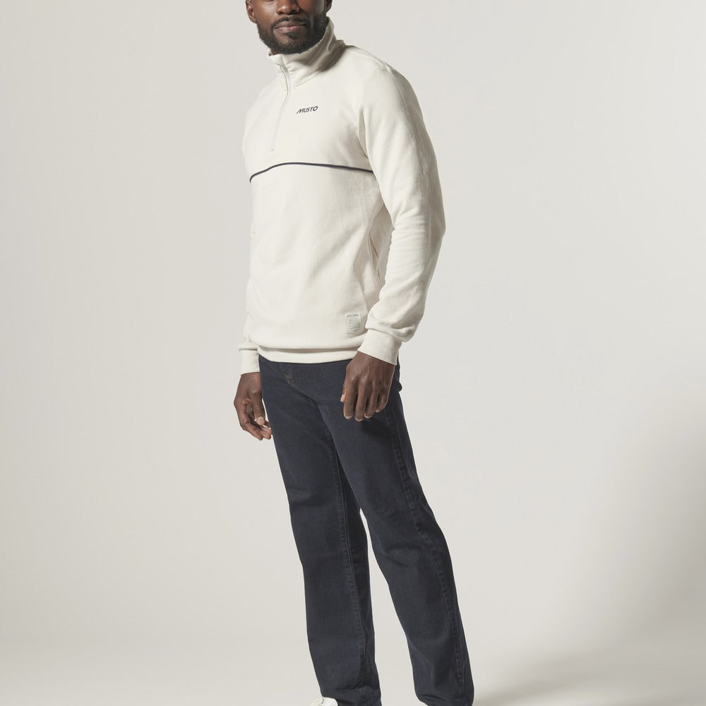 Musto Men's Musto 64 1/2 Zip Sweat - Platinum