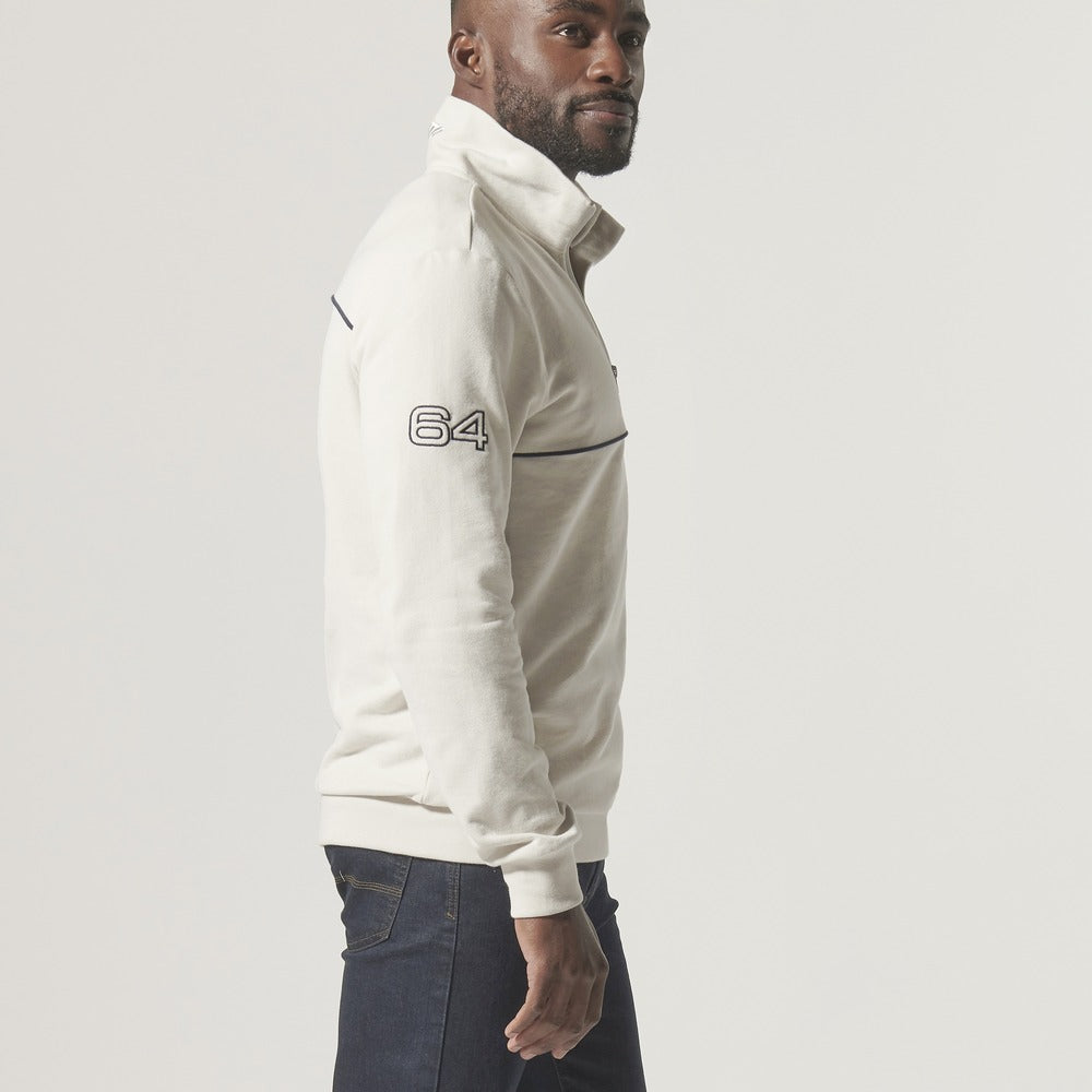 Musto Men's Musto 64 1/2 Zip Sweat - Platinum