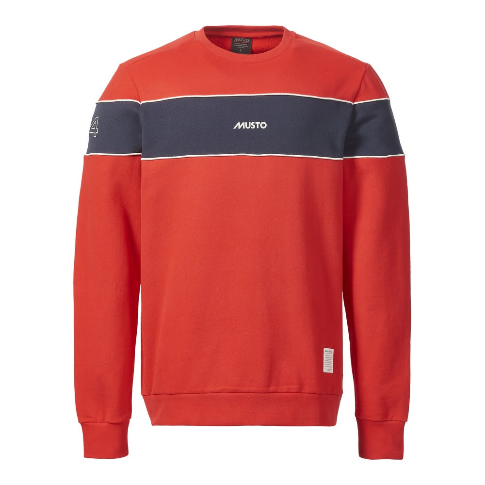 Musto Men's Musto 64 Crew Sweat - True Red